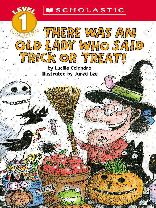 Cover image for There Was an Old Lady Who Said Trick or Treat!